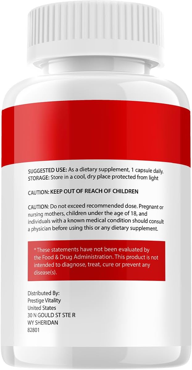 Vitaflow Capsules – Advanced Supplement, All-Natural Formula (2 Pack – 120 Capsules) - görsel 7