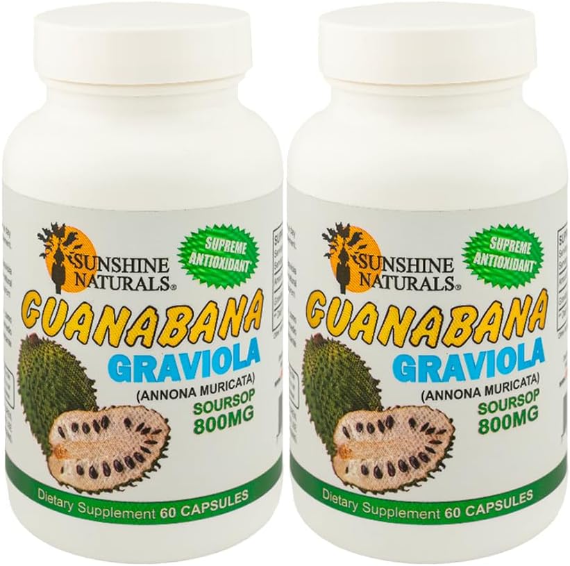 Sunshine Naturals Graviola Supplement - 60 Capsules - görsel 8