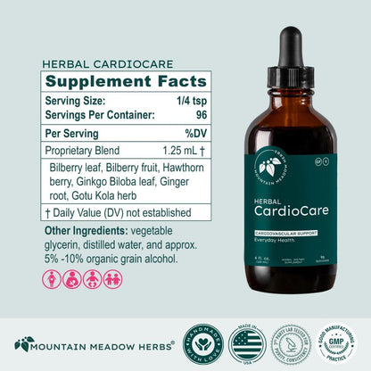 Mountain Meadow Herbs Herbal CardioCare - 120 ml - Cardiovascular Support
