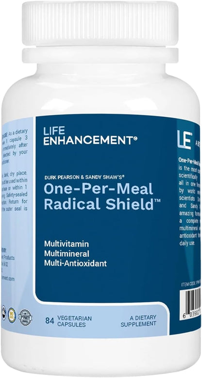 One-Per-Meal Radical Shield – Multi-Antioxidant, Multivitamin & Multimineral Food Supplement