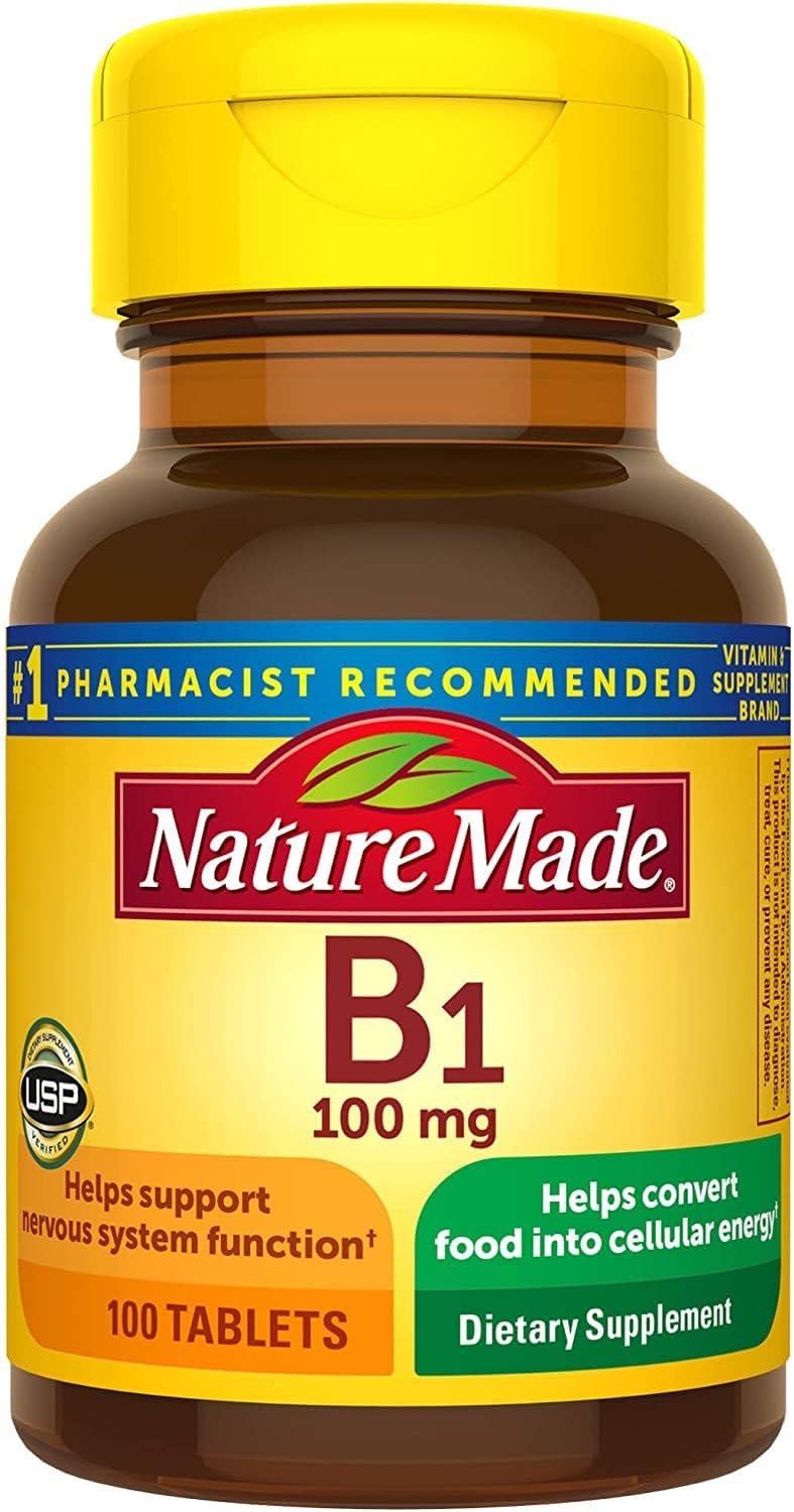 Nature Made B1 100 mg 100 Tablets (5 Pack) - görsel 2