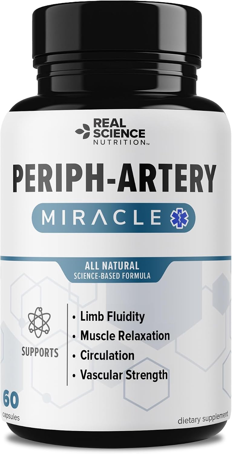 Real Science Periph-Artery – Vascular Support for Circulation & Leg Ease – 60 Capsules - görsel 1