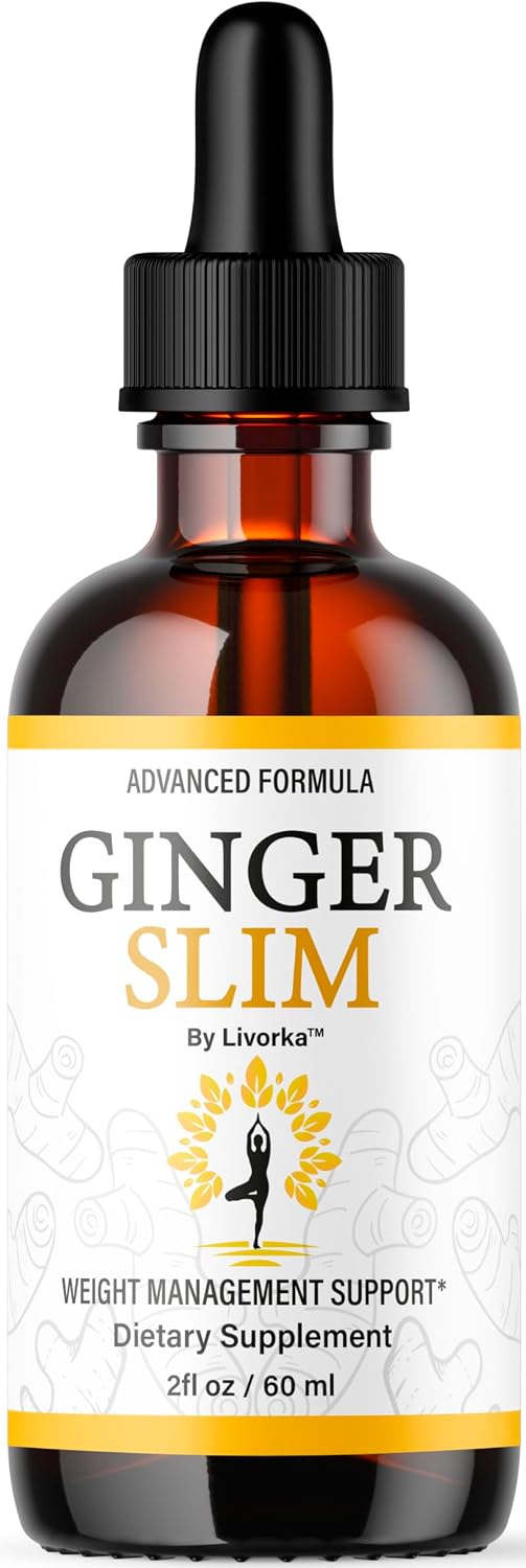 Ginger Slim Drops - Official GingerSlim All Natural Liquid Supplement, 1 Month Supply - görsel 1