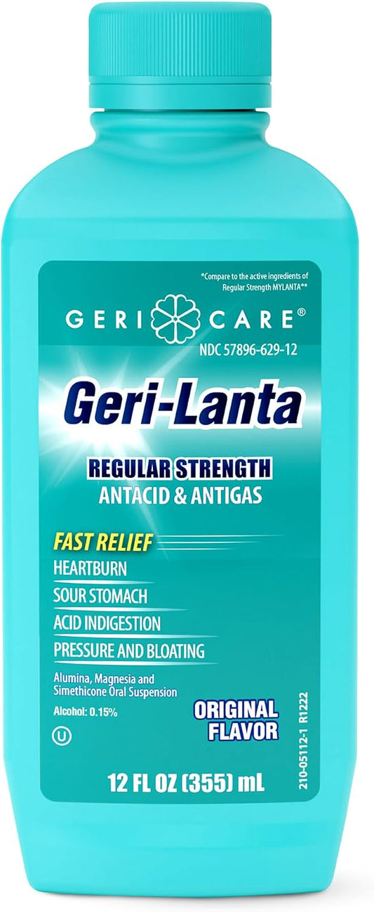 Geri-Lanta Liquid Antacid & Antigas – Original Flavour, 355 ml