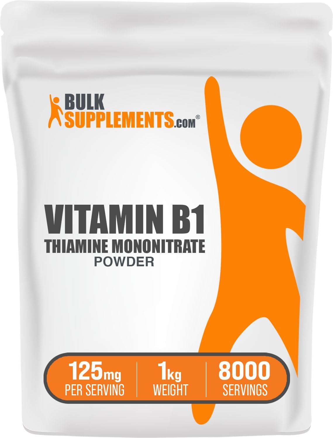 BulkSupplements Thiamine Mononitrate Powder – Vitamin B1 Food Supplement, 125 mg per Serving, 500 g - görsel 10