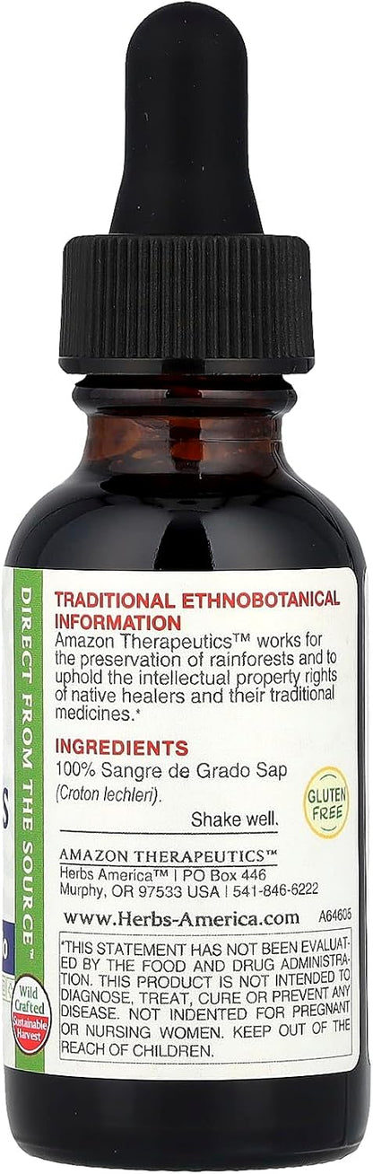 Sangre de Grado - Dragon's Blood (1oz) Wild Crafted - Certified Organic - 100% Natural
