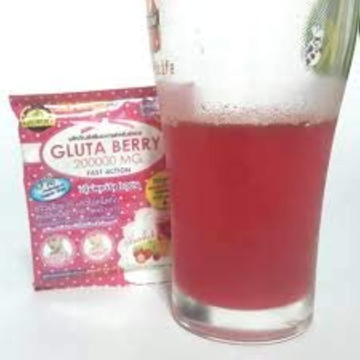 Gluta Berry Glutathione and Collagen Drink Mix, 10 Sachets - görsel 2