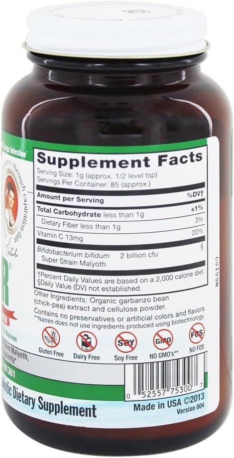 Natren Bifido Factor – Dairy Free Probiotic Supplement, 85 g - görsel 2
