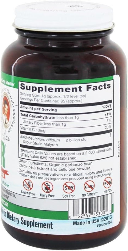 Natren Bifido Factor – Dairy Free Probiotic Supplement, 85 g