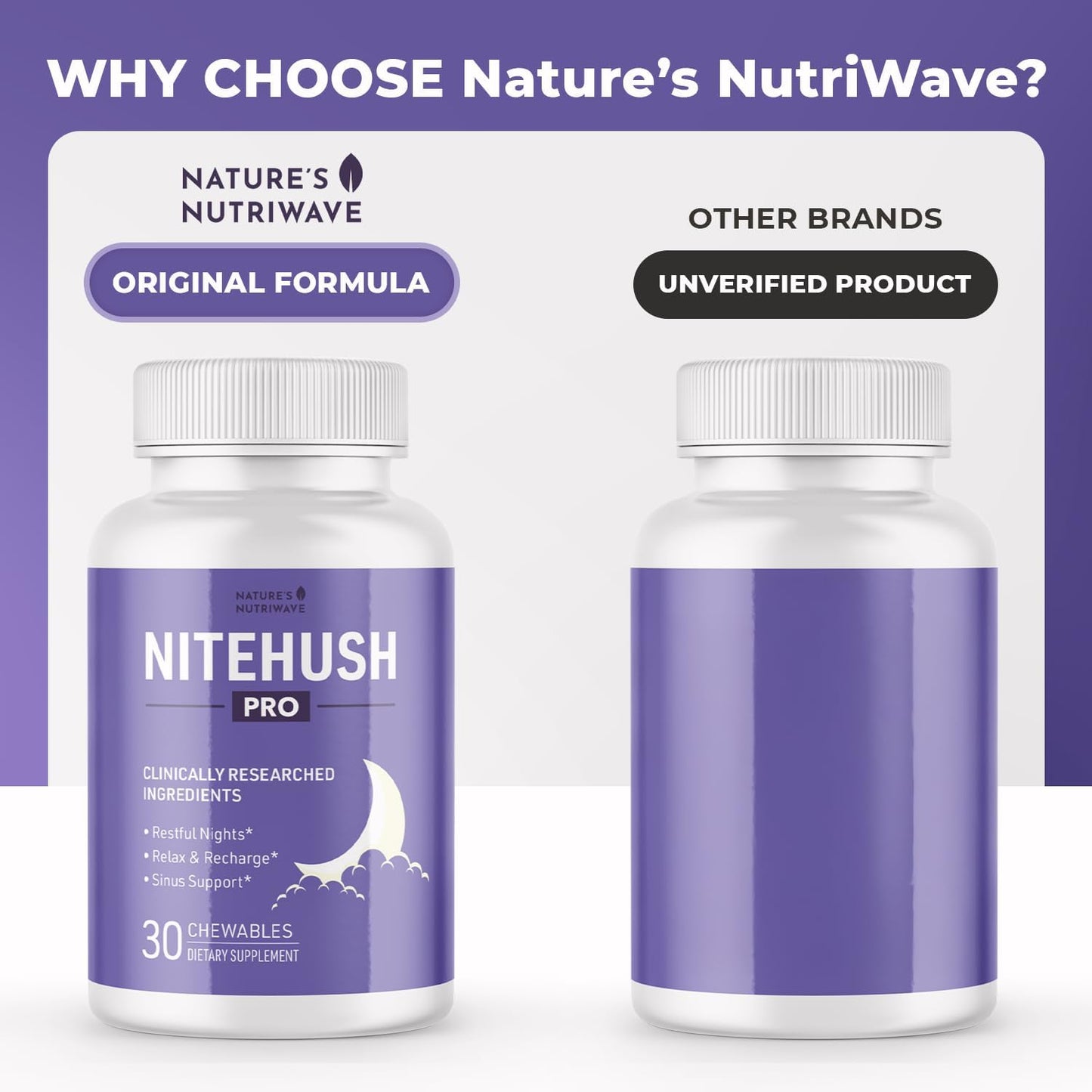NiteHush Pro – Ivy Extract & Quercetin Chewable Tablets – 30 Tablets - görsel 4