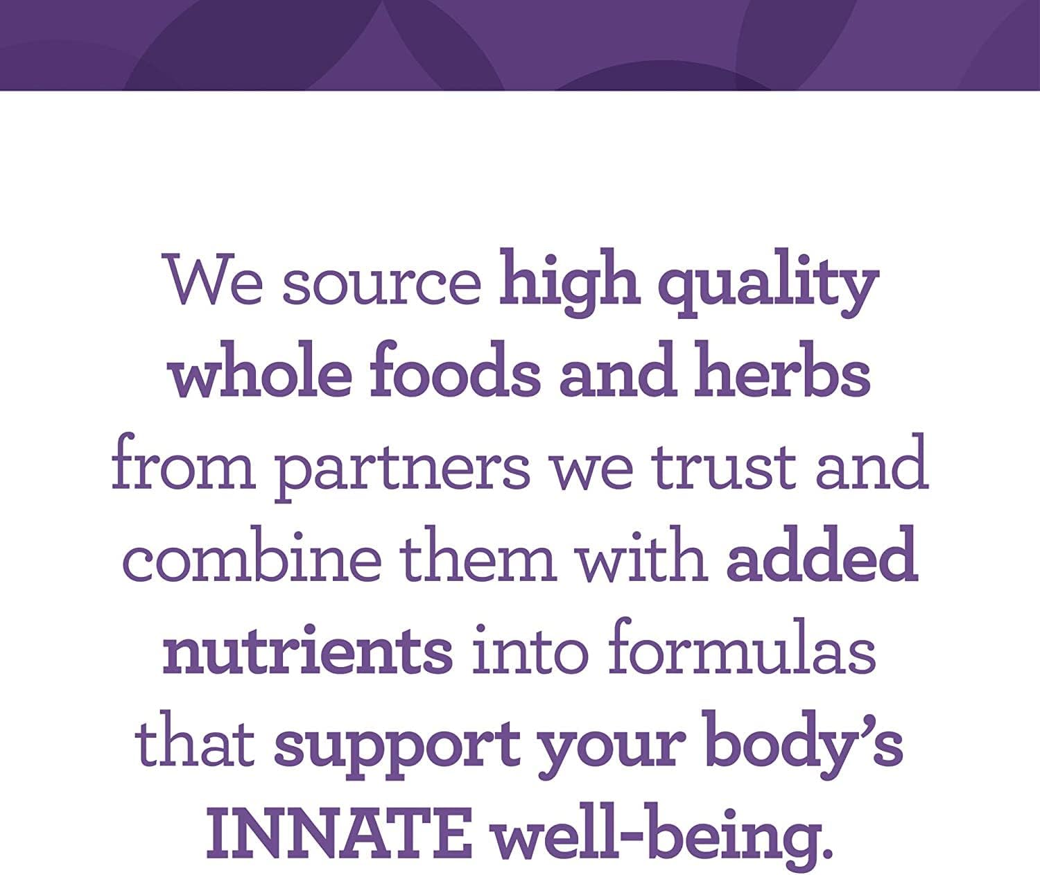 INNATE Response Formulae Women's Multivitamin - Daily Multivitamin with Vitamin C, B12, D3, Methylfolate, Iron, Choline - Vegetarian, Non-GM - 60 Tablets - görsel 7