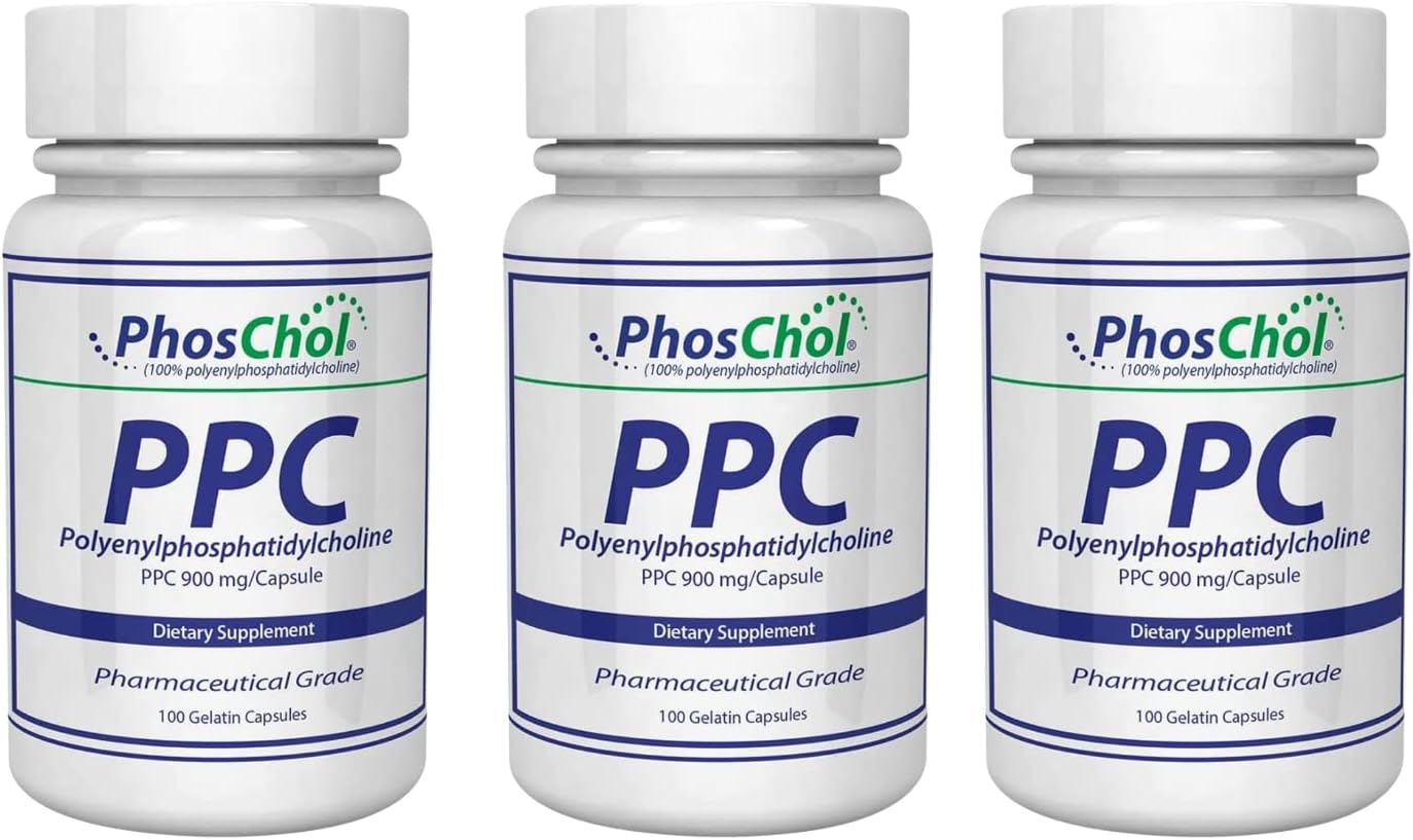 Nutrasal PhosChol PPC Polyenyl PhosphatidylCholine Choline Supplement 900mg 300 Gelatine Capsules - görsel 1