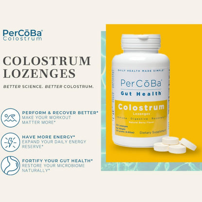 Bovine Colostrum Lozenges - 100 Count - First Milking Supplement - Berry Flavoured