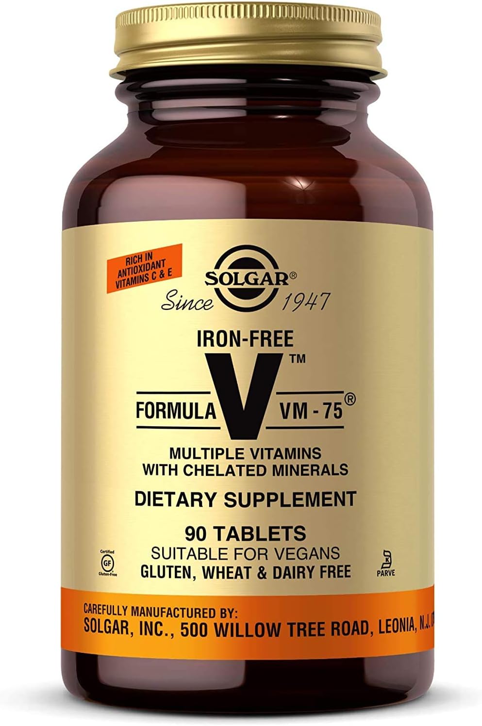 Solgar Iron-Free Formula VM-75, 180 Tablets - görsel 8