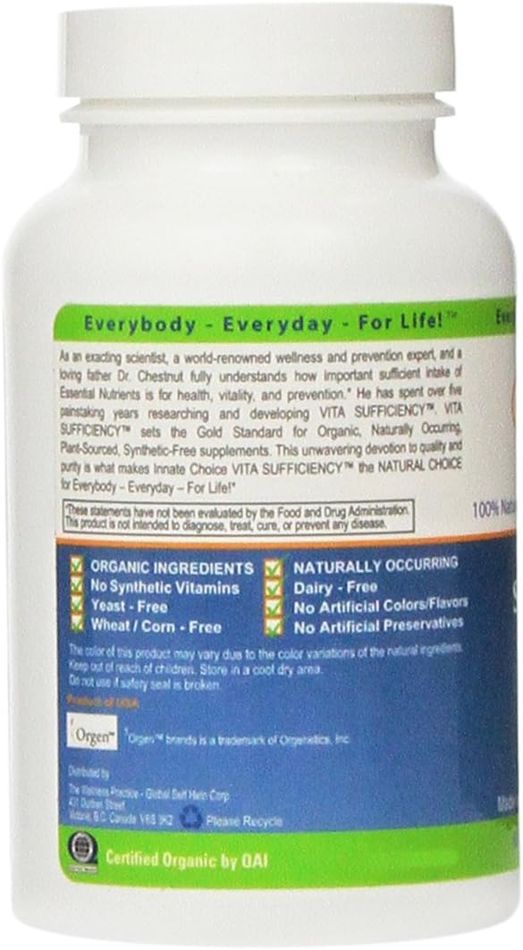 Innate Choice Vita Sufficiency, 60 Vegetarian Capsules - görsel 2