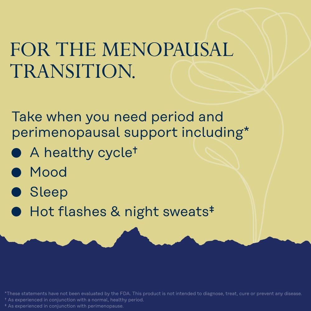 SOLARAY Perimenopause her Life Stages - Perimenopause Supplements for Women - Hot Flushes & Menopause Support with Saffron & Chasteberry - 60 VegCaps - görsel 3