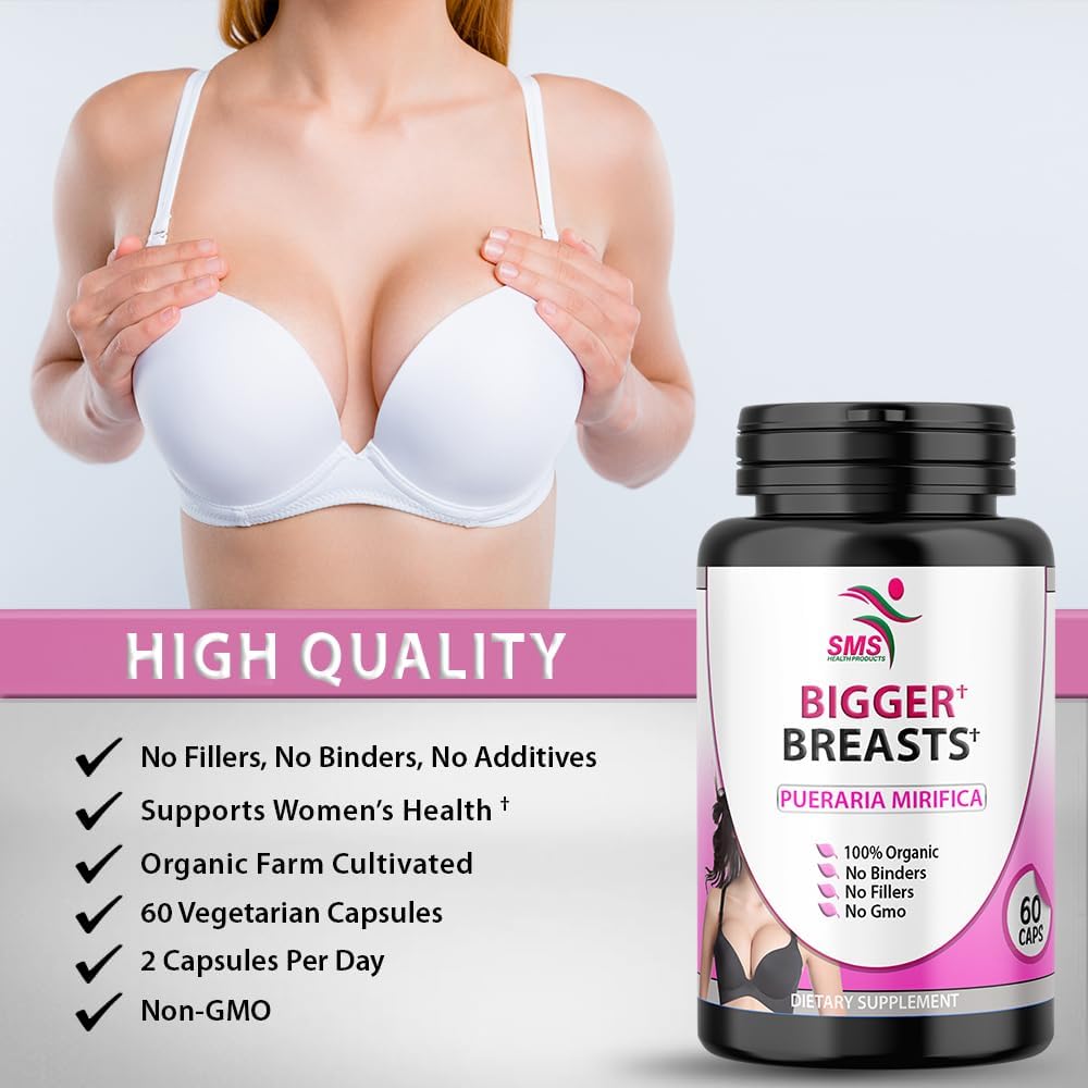 Pueraria Mirifica 500mg Root Extract Powder - Organic Herbal Supplement for Women's Wellbeing, 60 Veggie Capsules - görsel 4
