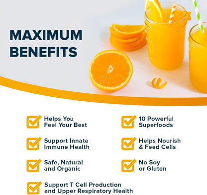 Organifi Immunity - Organic Superfood Immune Support - 15 Single Serve Sachets