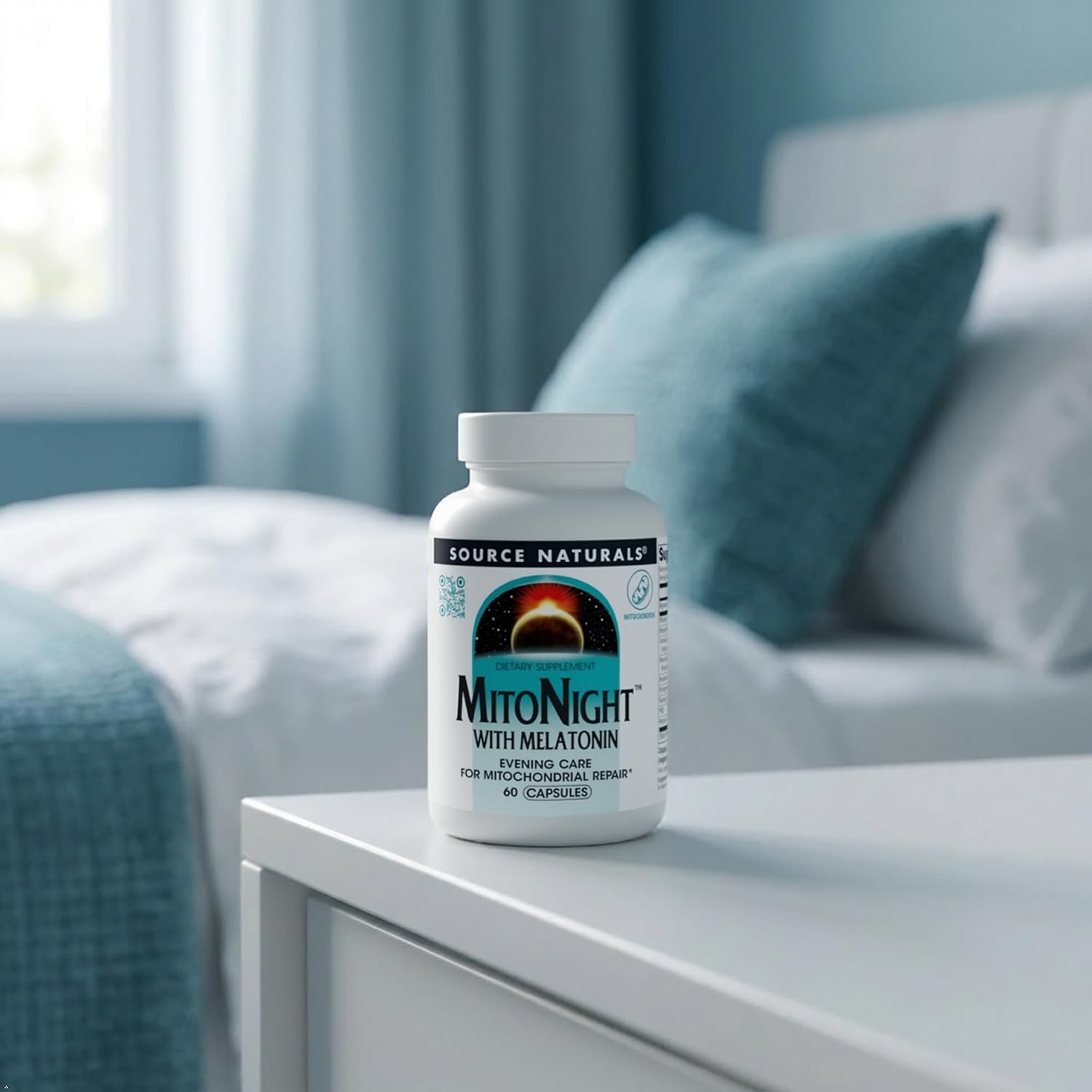 Source Naturals MitoNight® with Melatonin, Nighttime Care for Mitochondrial Repair - 30 Capsules - görsel 4