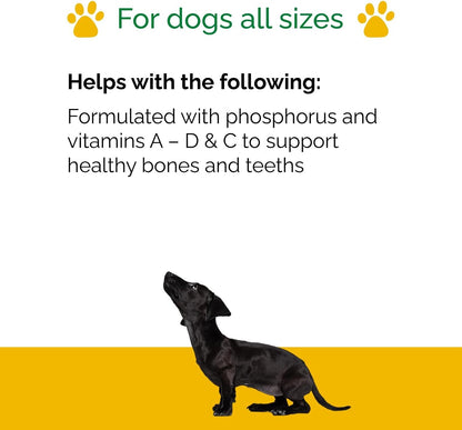 Calciphos Food Supplement for Dogs and Cats, 60 Tablets