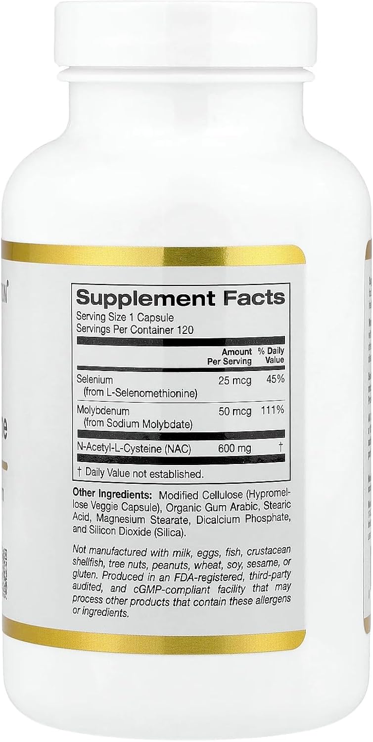 Lake Avenue Nutrition N-Acetyl-L-Cysteine, 600 mg, 120 Veggie Capsules - görsel 2