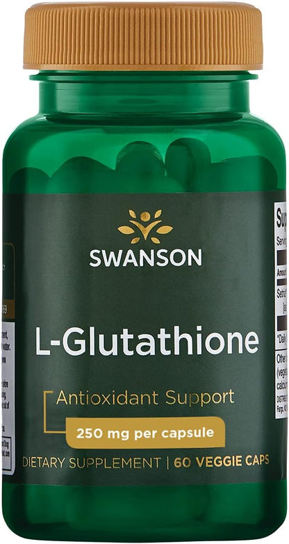 Swanson ULT L-Glutathione 250 mg, 60 Vegetarian Capsules