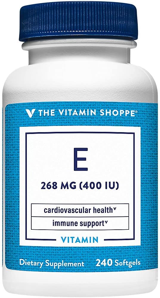 The Vitamin Shoppe Vitamin E 400IU (240 Softgels) - görsel 1