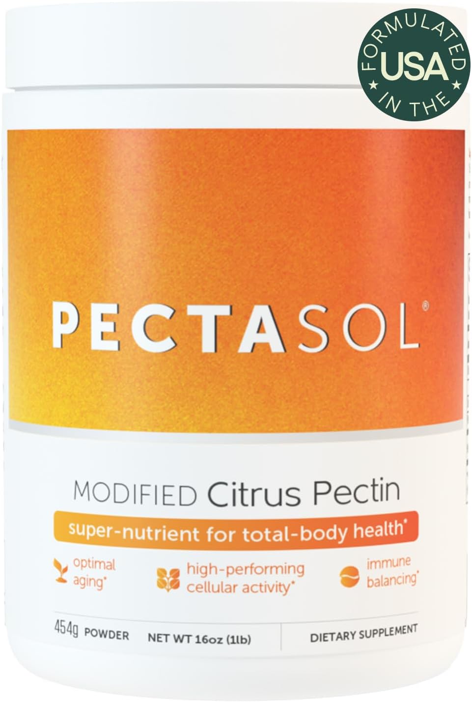 PectaSol Modified Citrus Pectin – 454g Powder – Total-Body Health Supplement - görsel 1