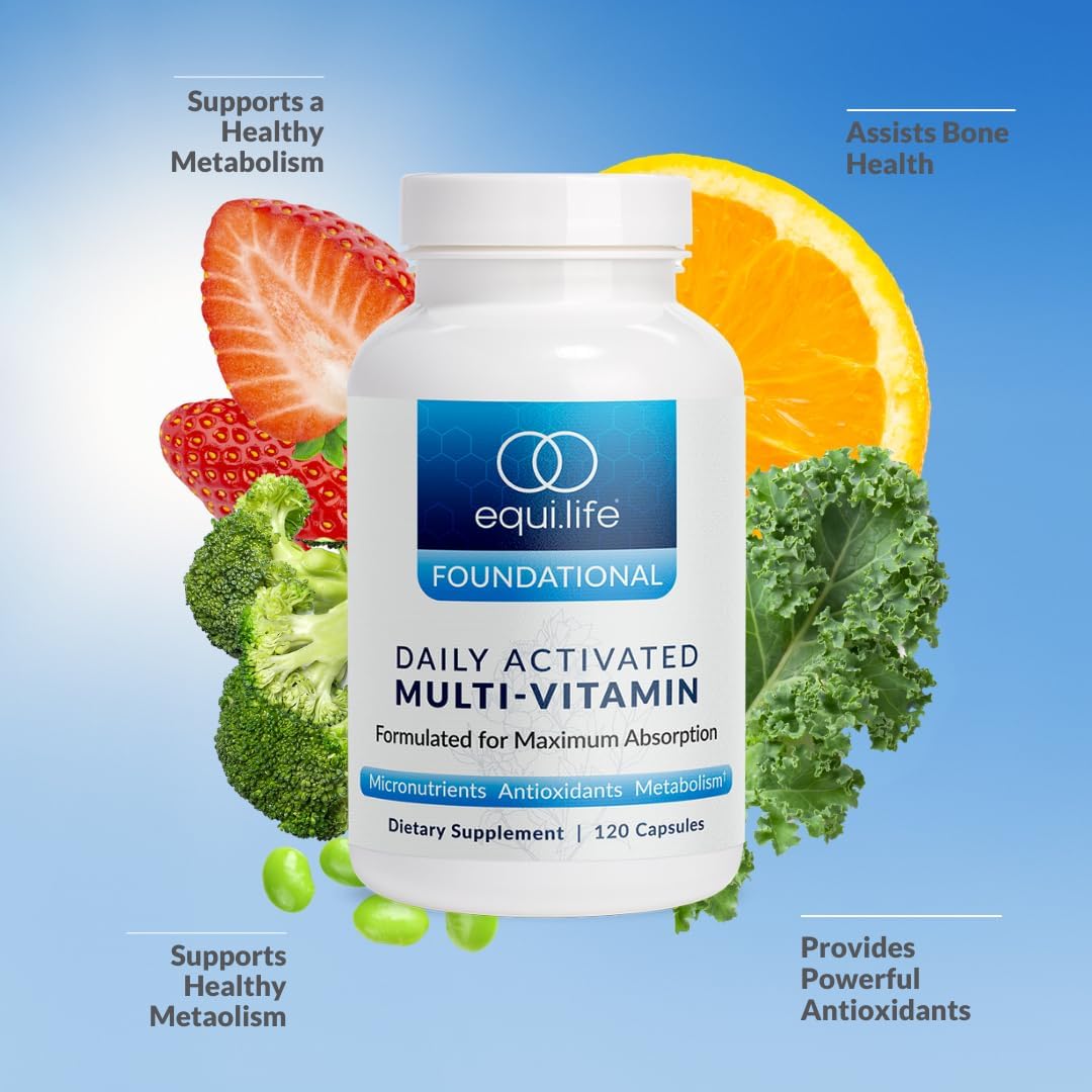 Equilife Daily Activated Multivitamin for – Magnesium: Involved in over 300 enzymatic reactions, including energy – Image 3
