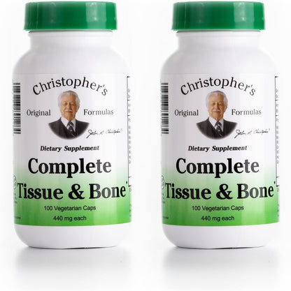 Christopher's Original Formulae Complete Tissue & Bone Formula – 100 VCaps (Pack of 2)