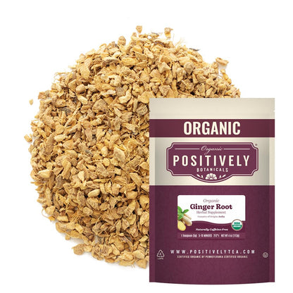 Organic Positively Botanicals Company, Burdock Root Herbal Tea, Loose Leaf, 113g