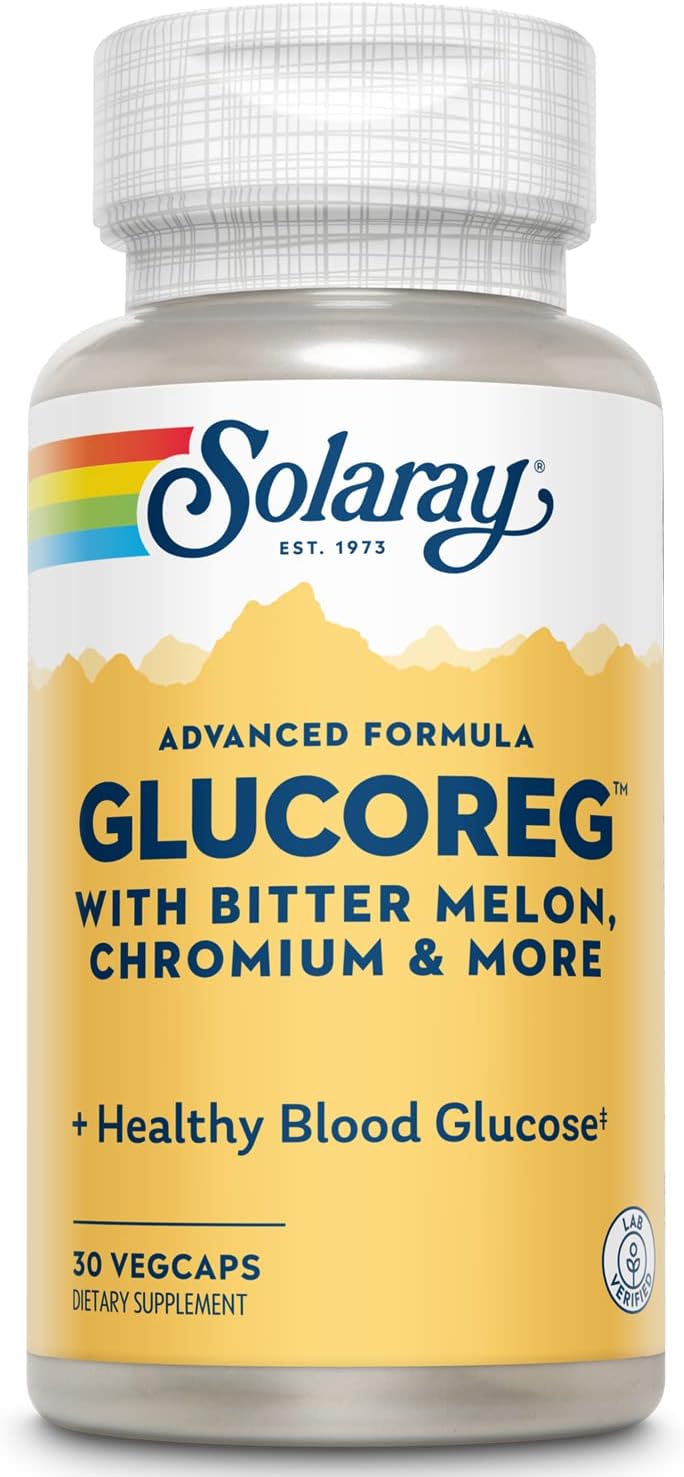 SOLARAY GlucoReg, 30 Capsules - görsel 1