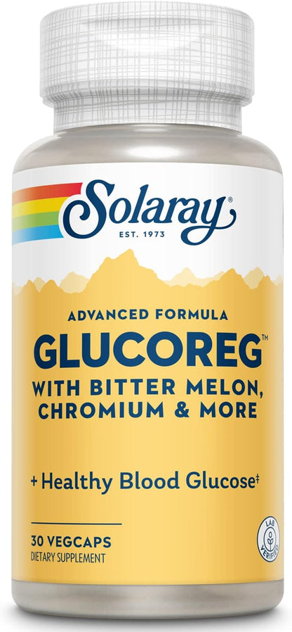SOLARAY GlucoReg, 30 Capsules