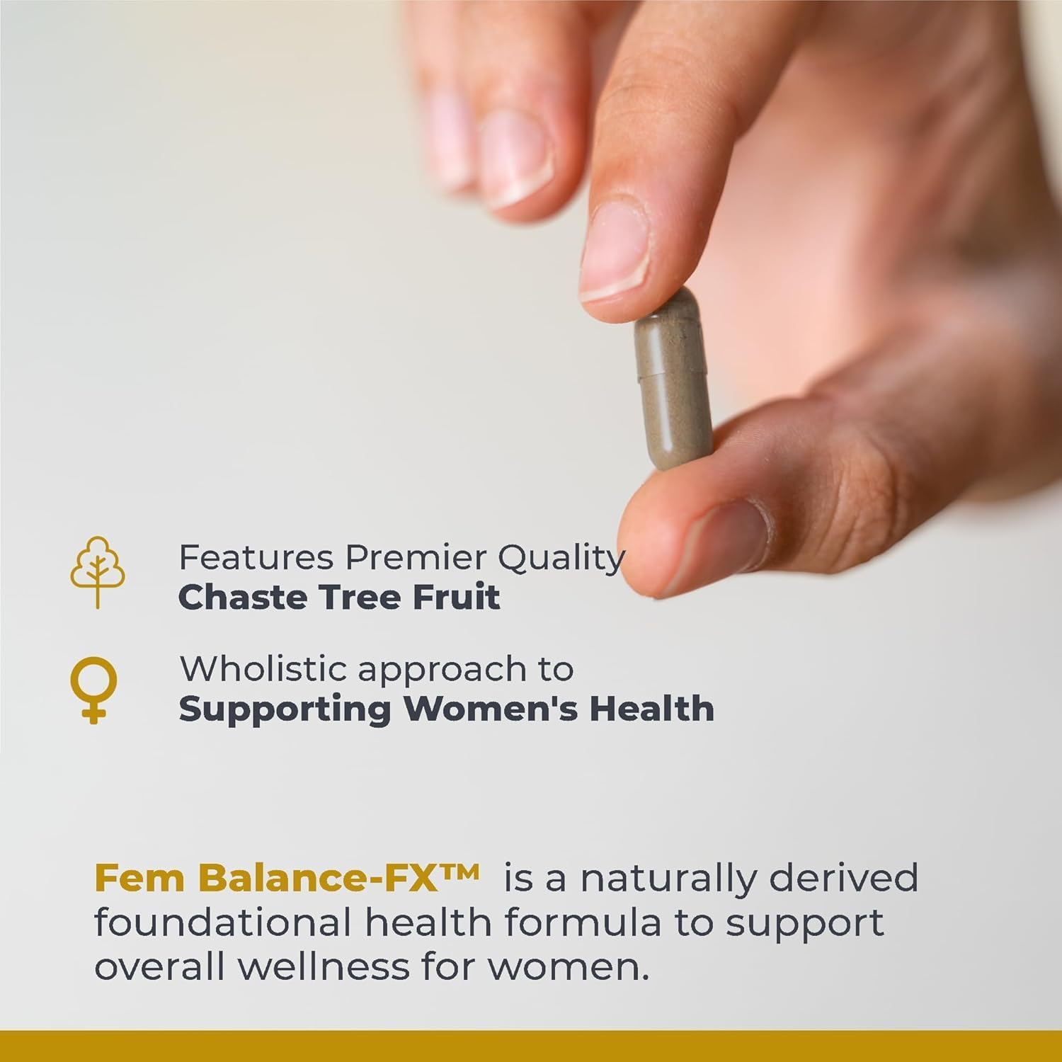 Premier Research Labs Fem Balance FX – Organic Chasteberry Supplement for Hormone Balance, 60 Vegetarian Capsules - görsel 4