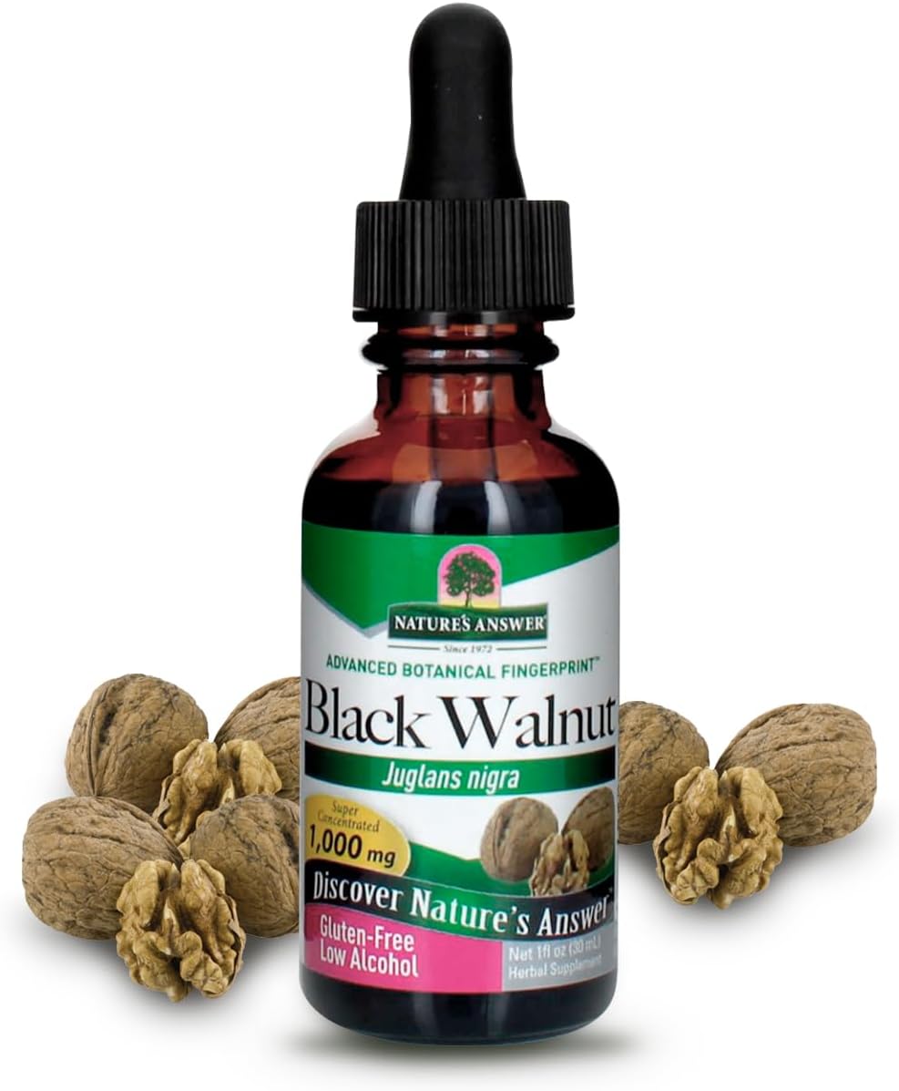 Nature's Answer Black Walnut Extract with Organic Alcohol, 1 fl oz - görsel 1