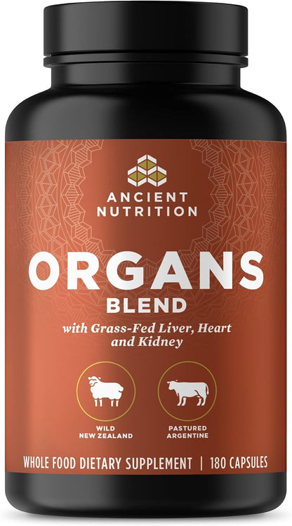 Ancient Nutrition Once Daily Organs Supplement Complex for Men, 30 Tablets
