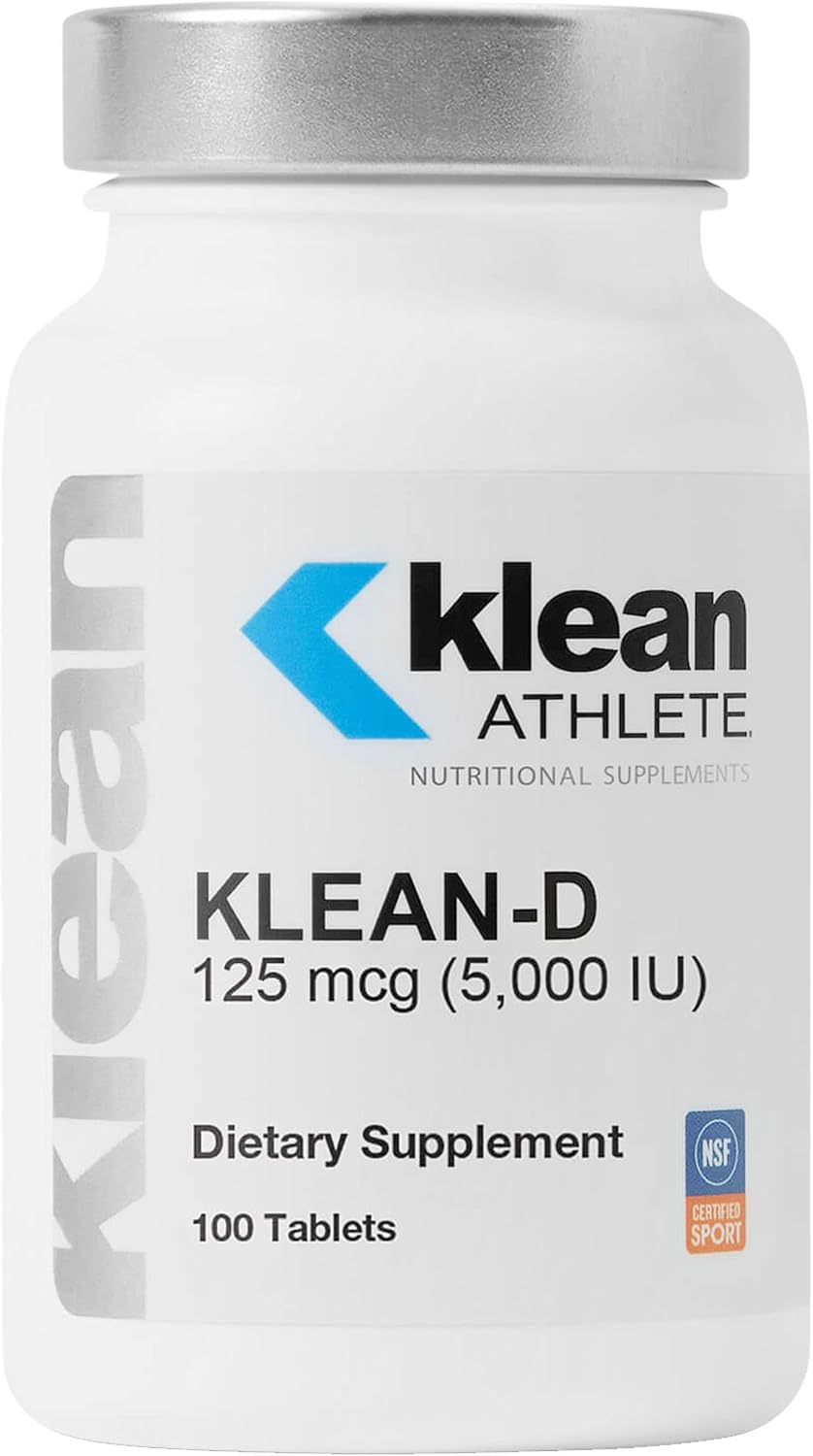 Klean Athlete Klean-D | Vitamin D3 5000 IU – 100 Tablets, NSF Certified for Sport - görsel 1