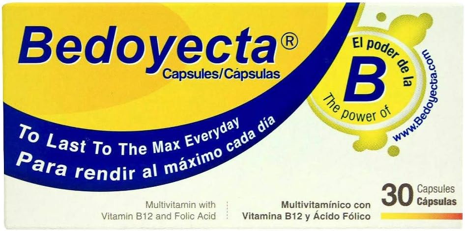 Bedoyecta Multivitamin, 30 Capsules Each (Pack of 4) - görsel 1