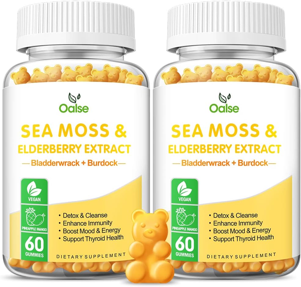 OALSE Sea Moss Gummies - 8-in-1 Advanced Formula for Immune Support & Energy (1-Pack) - görsel 10