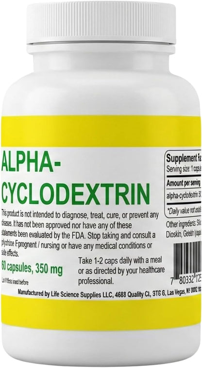 Alpha Cyclodextrin Capsules, 60 Capsules – Image 1