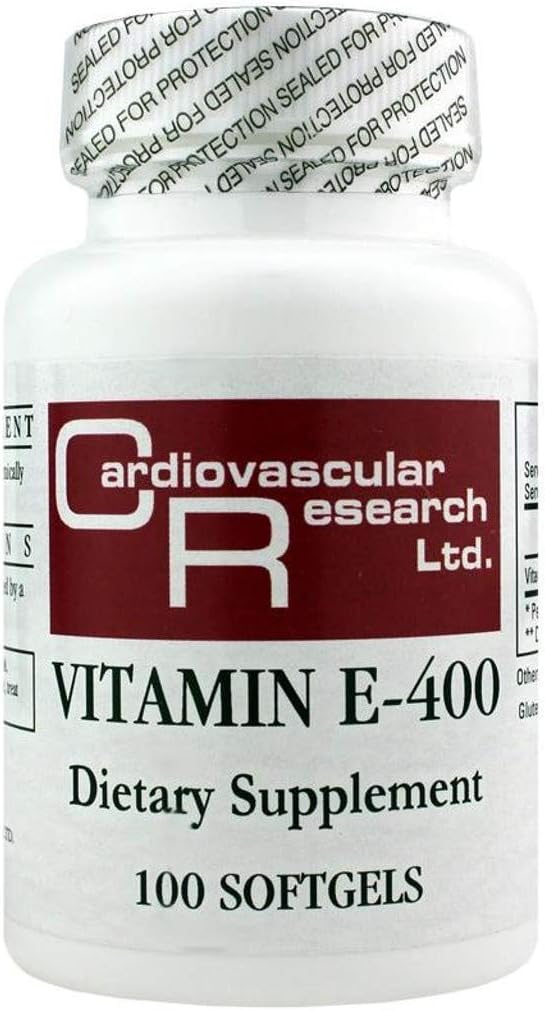 Cardiovascular Research Vitamin E-400, 100 Softgels - görsel 1