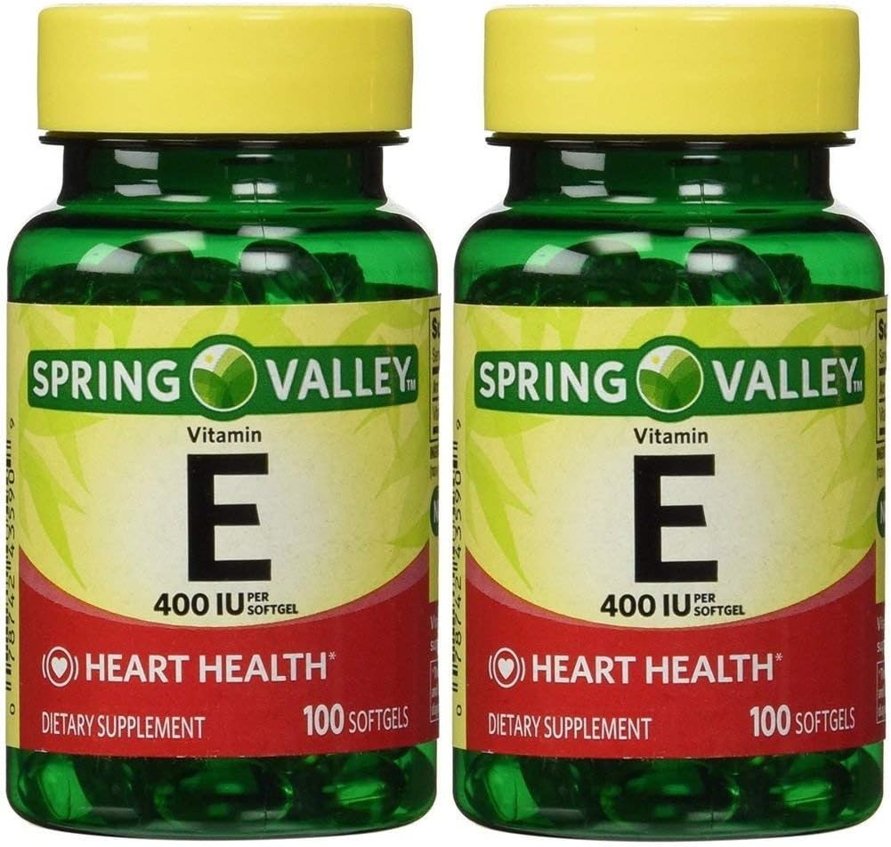 Spring Valley Vitamin E 400 IU, 100 Count (Pack of 2) - görsel 1