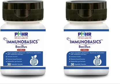 Bacillus clausii 2 Billion Capsule (30 Veg Capsules) Pack of 2