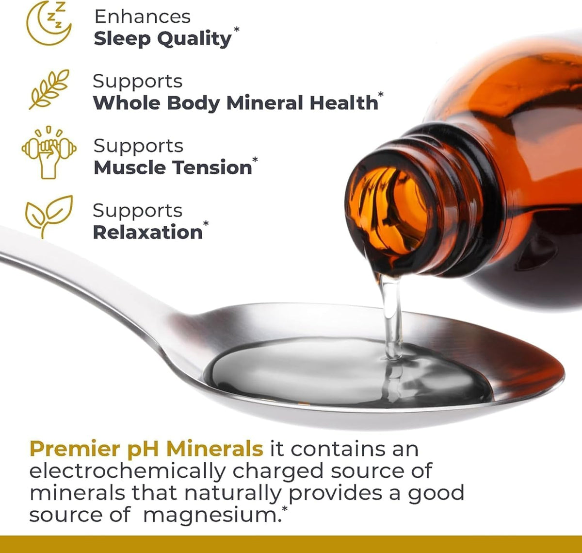 Premier Research Labs Premier pH Minerals - Trace Mineral Drops, Magnesium Supplement for Water - 60 ml - görsel 4