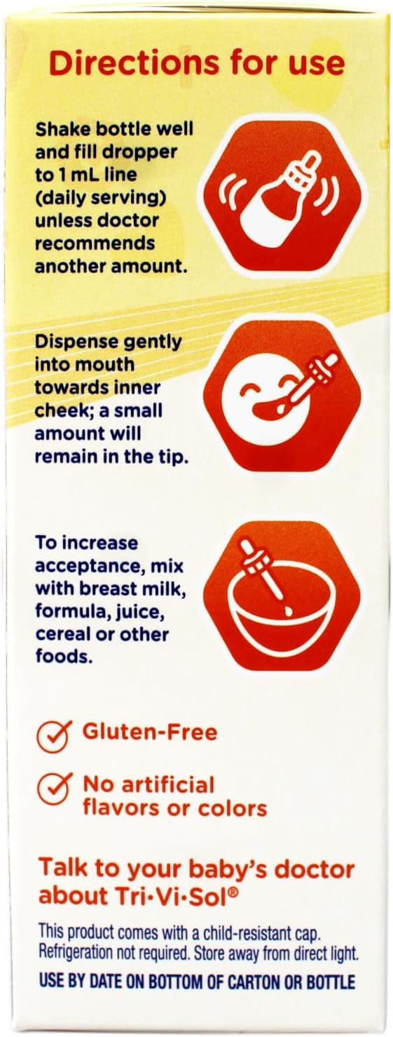 Enfamil Tri-Vi-Sol Supplement Drops – Vitamins A, D and C for Infants - görsel 2