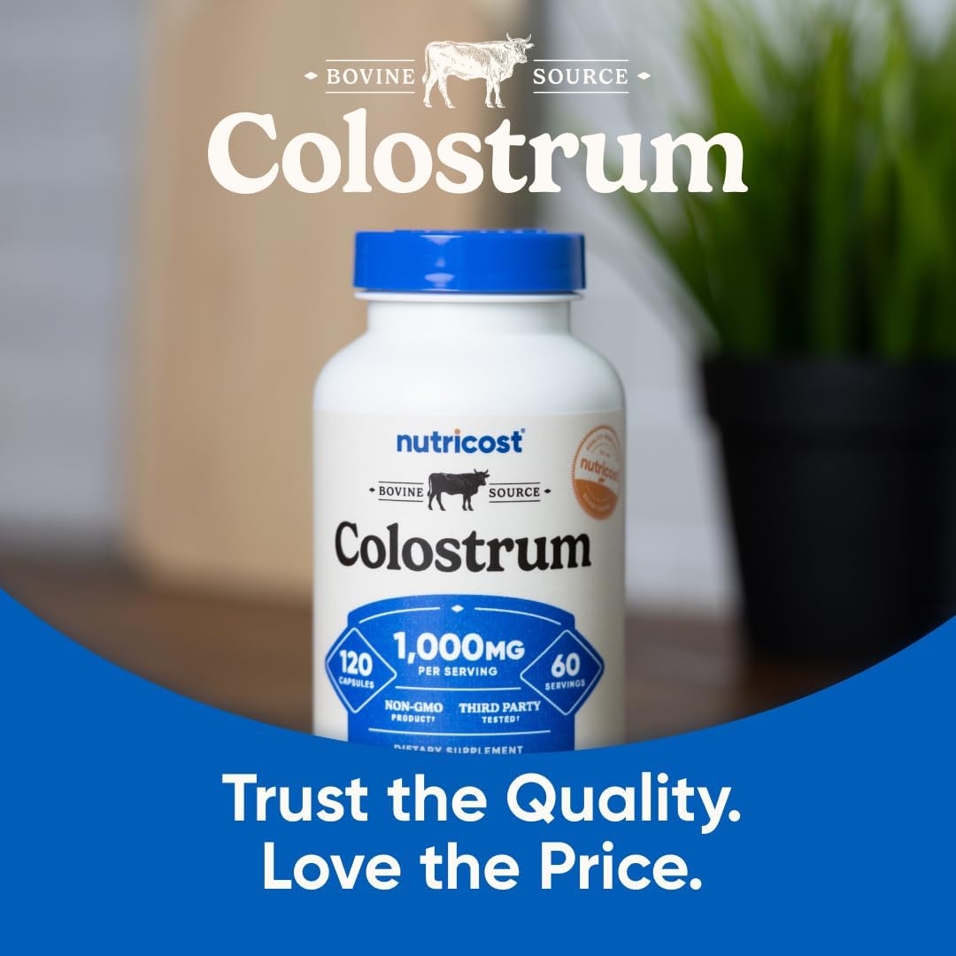 Nutricost Colostrum 1000mg, 120 Capsules - görsel 5