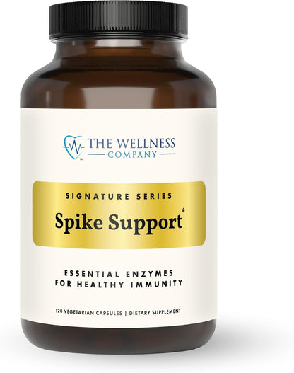 The Wellness Company Spike Support – Nattokinase, Dandelion Root & Black Sativa | 60ct (1 Month Supply)