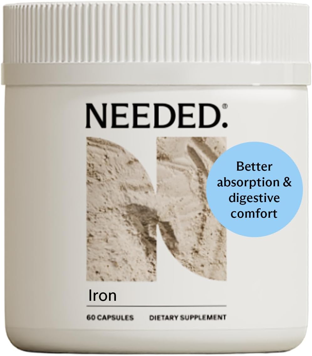 Needed. Prenatal Iron Supplement – Gentle Ferrous Bisglycinate for Pregnancy and Postpartum - görsel 1