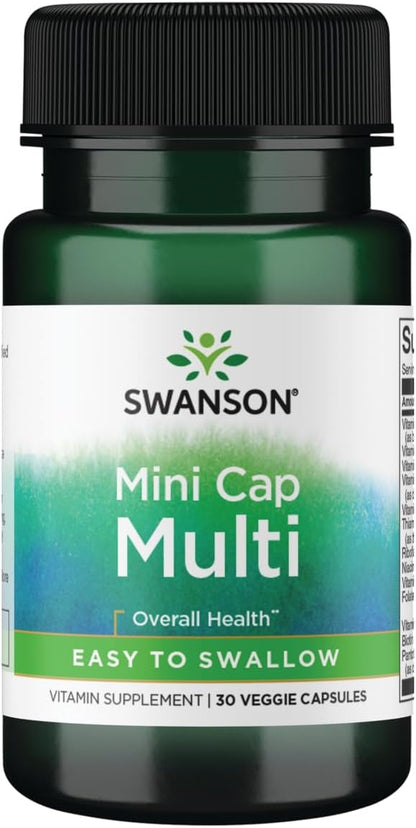 Swanson Daily Multivitamin Without Minerals - 30 Veg Capsules