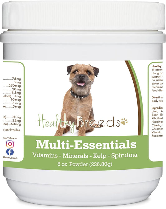 Healthy Breeds Border Terrier Multi-Essentials Powder for Dogs - Essential Vitamins, Minerals & Antioxidants - 227g